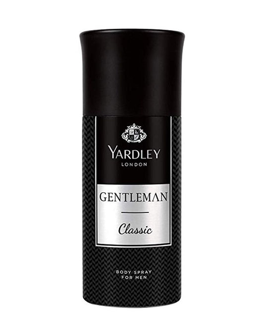 Yardley Gentleman Classic Body Spray For Men, 150ml