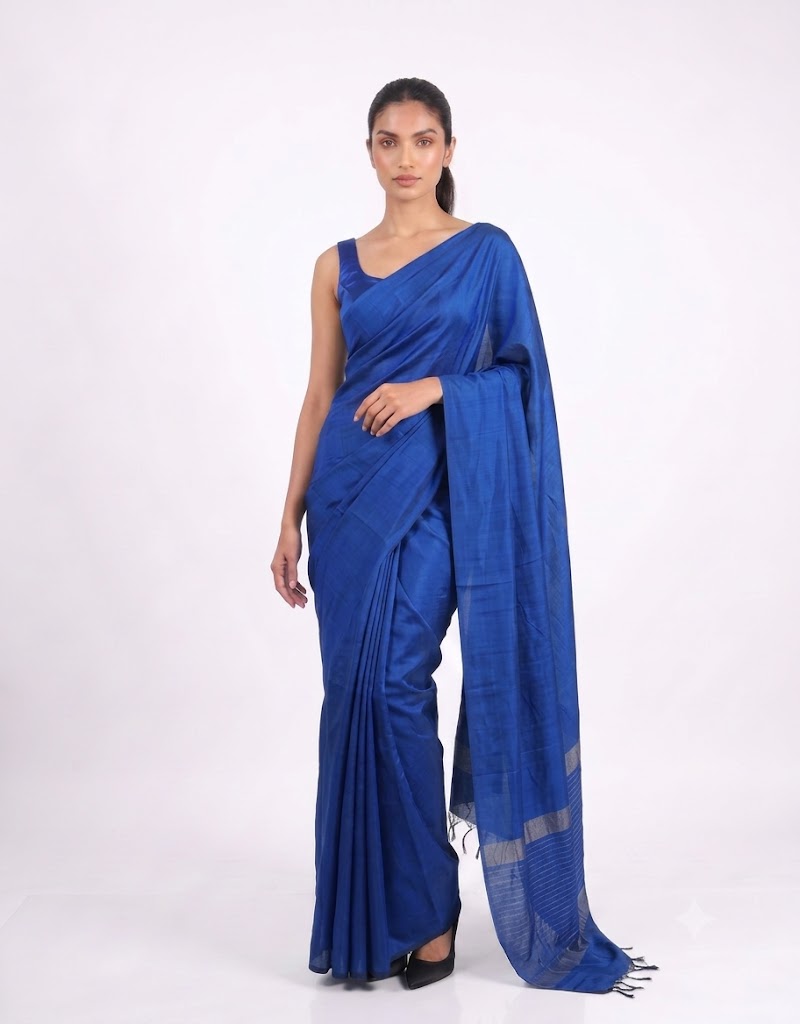 ETHNIC FUSION HANDLOOM SAREE