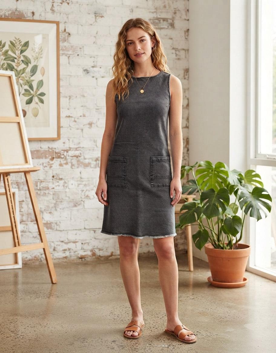 LADIES DENIM DRESS