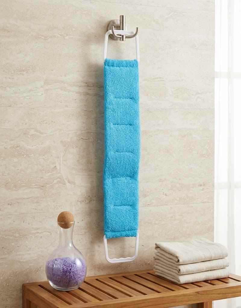 EXFOLIATING SHOWER BACK SCRUBBER