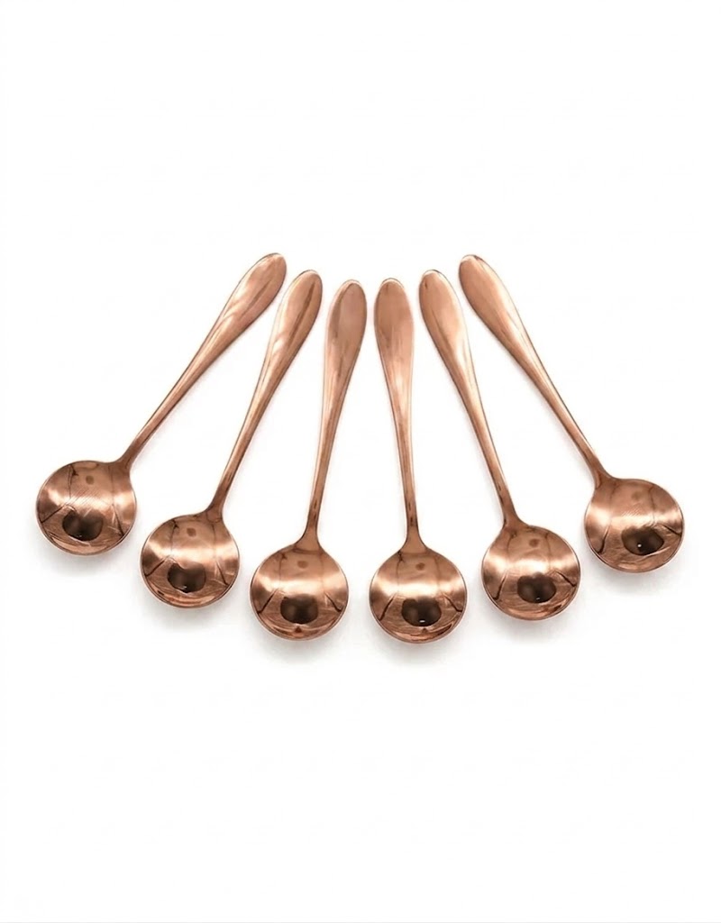 Gold Soup Spoon - Stainless Steel - 6pcs