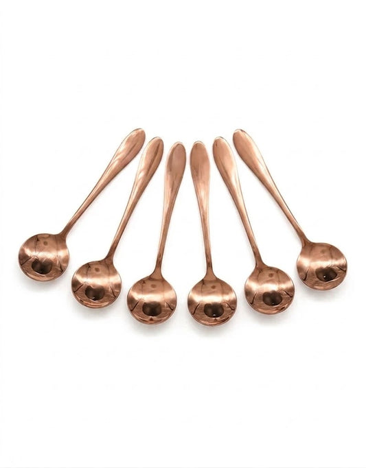 Gold Soup Spoon - Stainless Steel - 6pcs