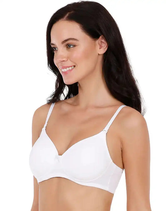 Amante Smooth Charm Bra-BRA10606 White