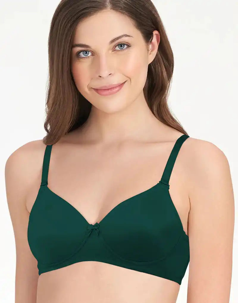 Amante Smooth Charm Bra-BRA10606 Rain Forest