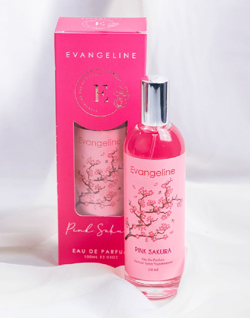 Evangeline Pink Sakura Eau De Toilette Natural Spray 100ml