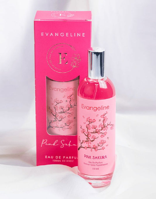 Evangeline Pink Sakura Eau De Toilette Natural Spray 100ml