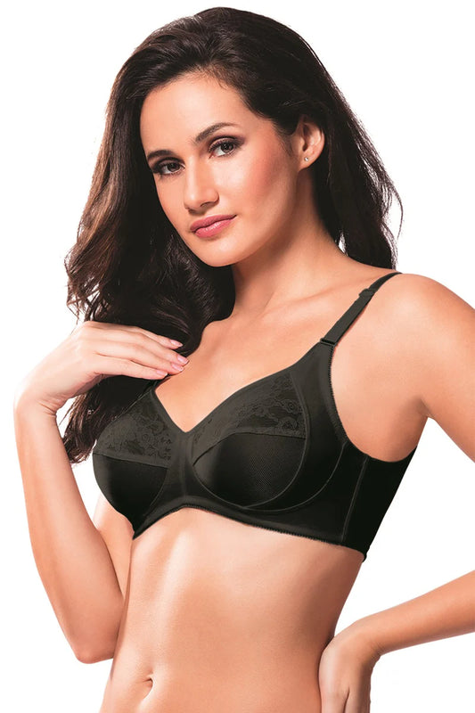 Amante Saree Shaper Bra-BRA30301 Black