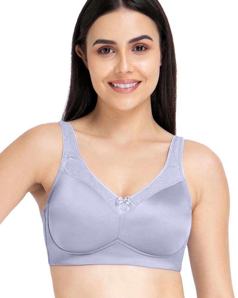 Amante Elegant Support Bra - BRA78001 Soft Gray