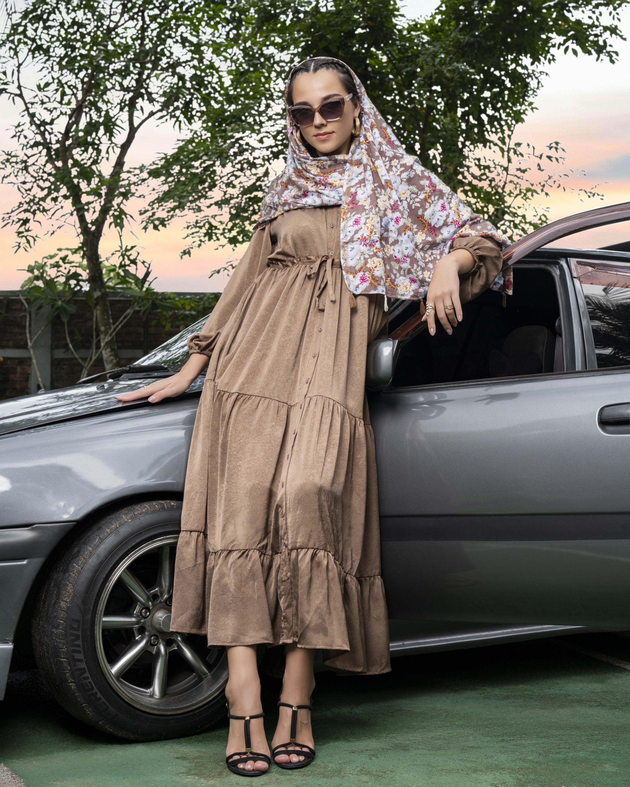 TIERED MAXI DRESS