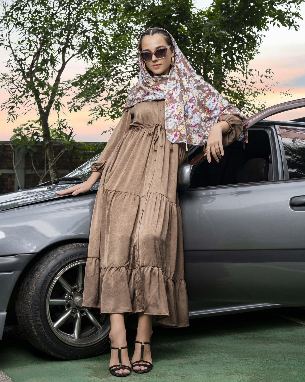 TIERED MAXI DRESS