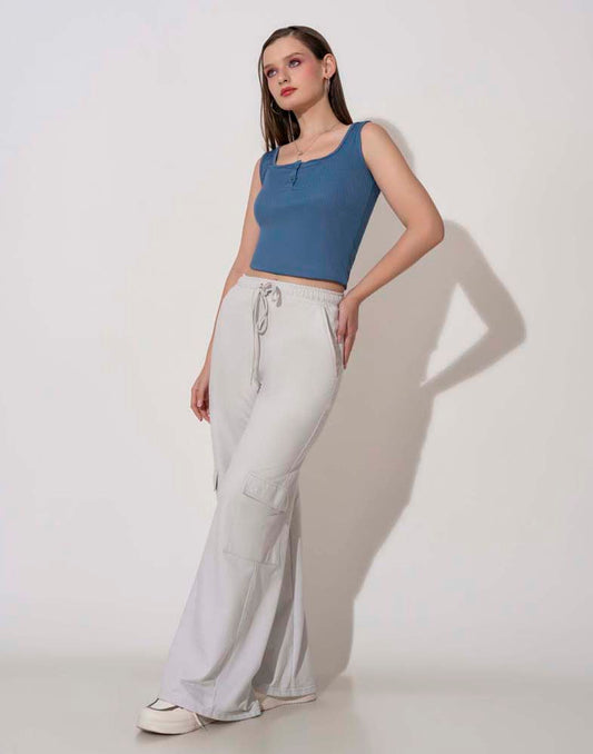 GIVO RIBBED CROP TOP