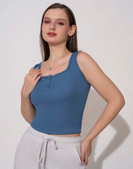 GIVO RIBBED CROP TOP
