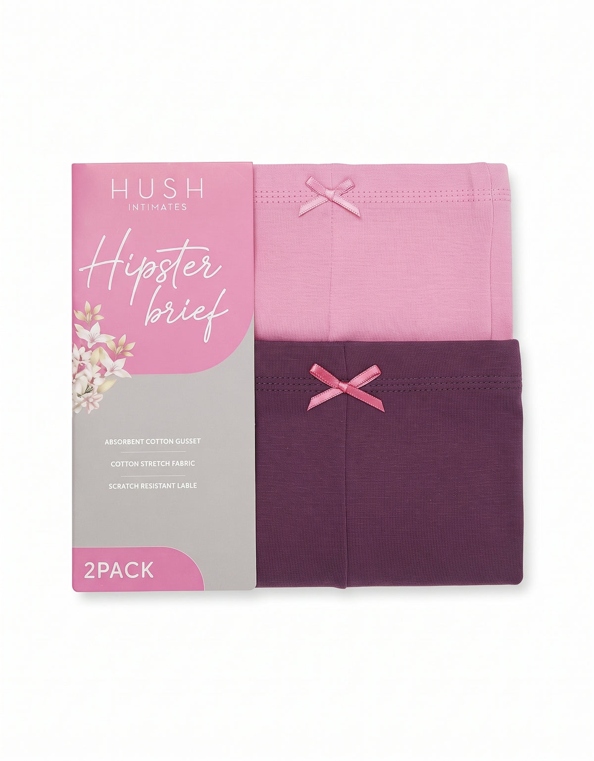 HUSH HIPSTER BRIEF 2 IN 1 PACK