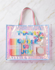 Holographic tote bag