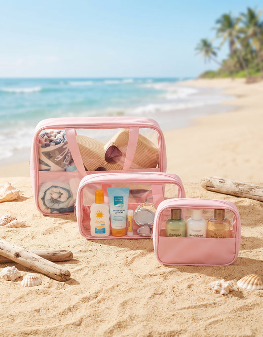 Cosmetic Wash Bag 03 Pcs