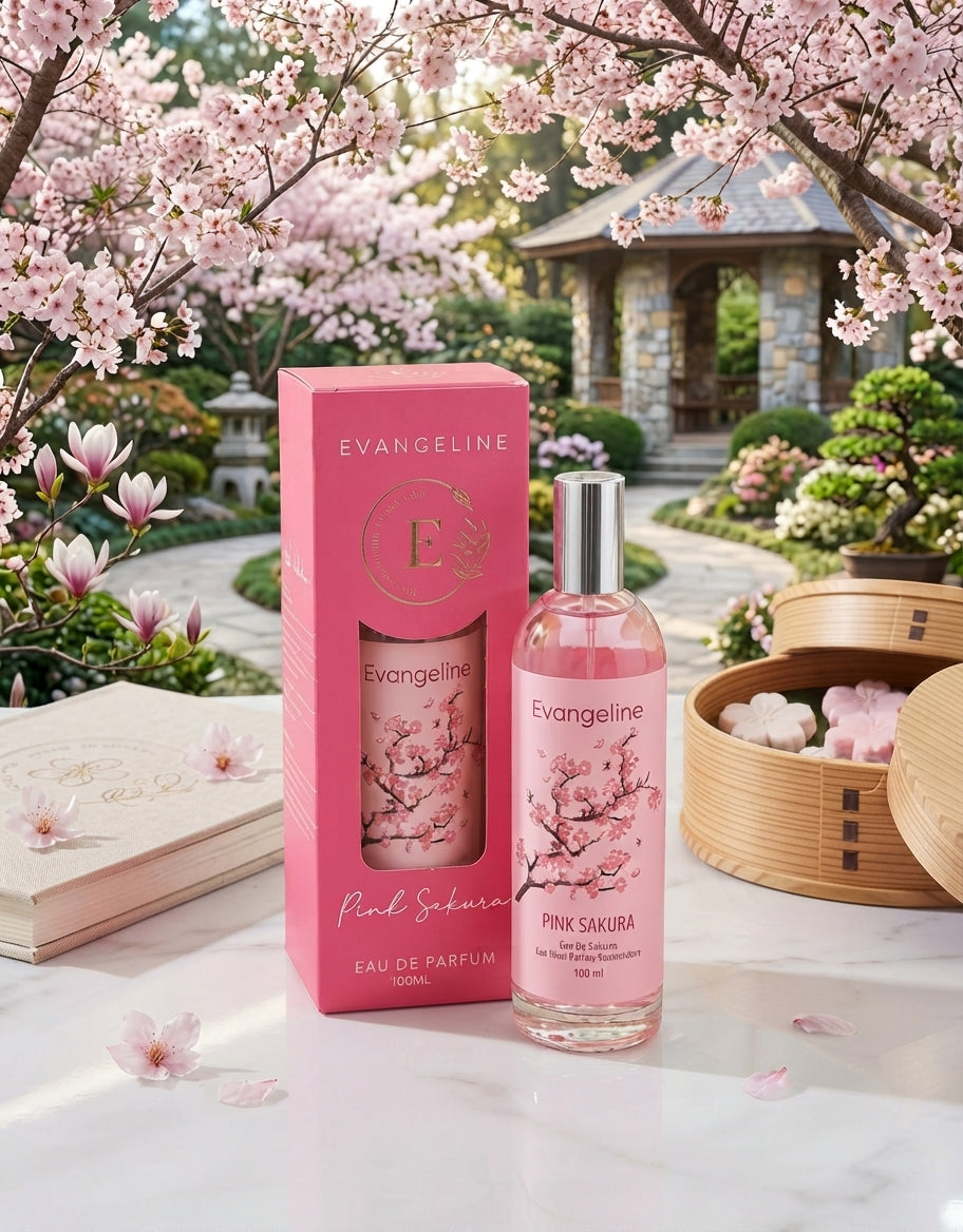 Evangeline Pink Sakura Eau De Toilette Natural Spray 100ml