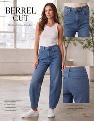 GIVO BARREL CUT DENIM