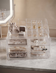 Transparent Makeup & Jewelry Organizer