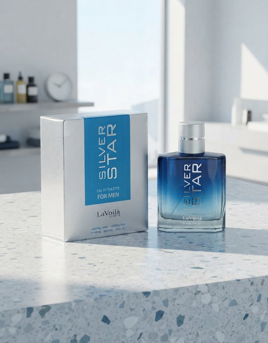 Silver star - Eau de toilette for men 100ml