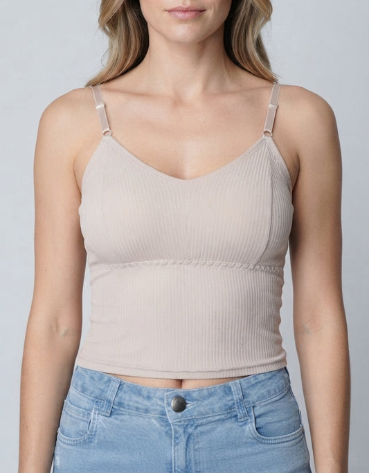 Womens RIBBED TANK TOP