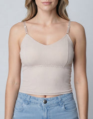 Womens RIBBED TANK TOP