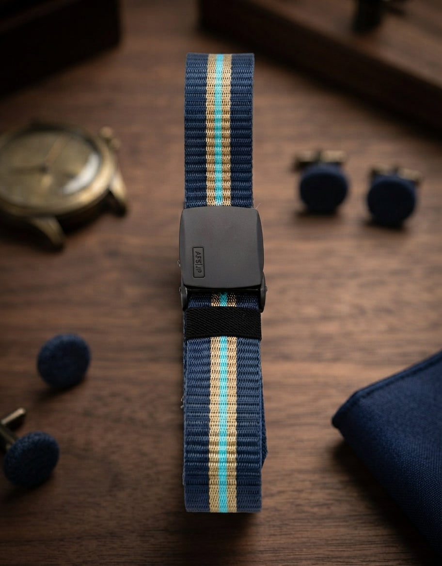 Men's Single Pin Buckle Nylon Belt