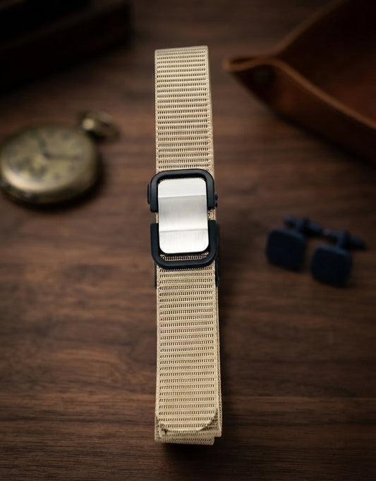 Men's Single Pin Buckle Nylon Belt