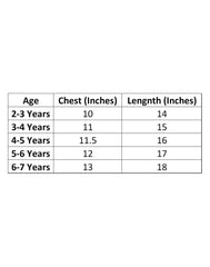Girls T-Shirt_Size Guide_Fashion Bug Sri Lanka