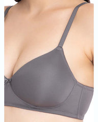Amante Everyday Smooth Non-Wired Bra - Steel Grey KB004