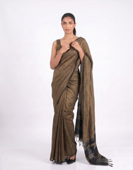 ETHNIC FUSION HANDLOOM SAREE