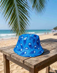 Ladies summer outdoor flat top hat